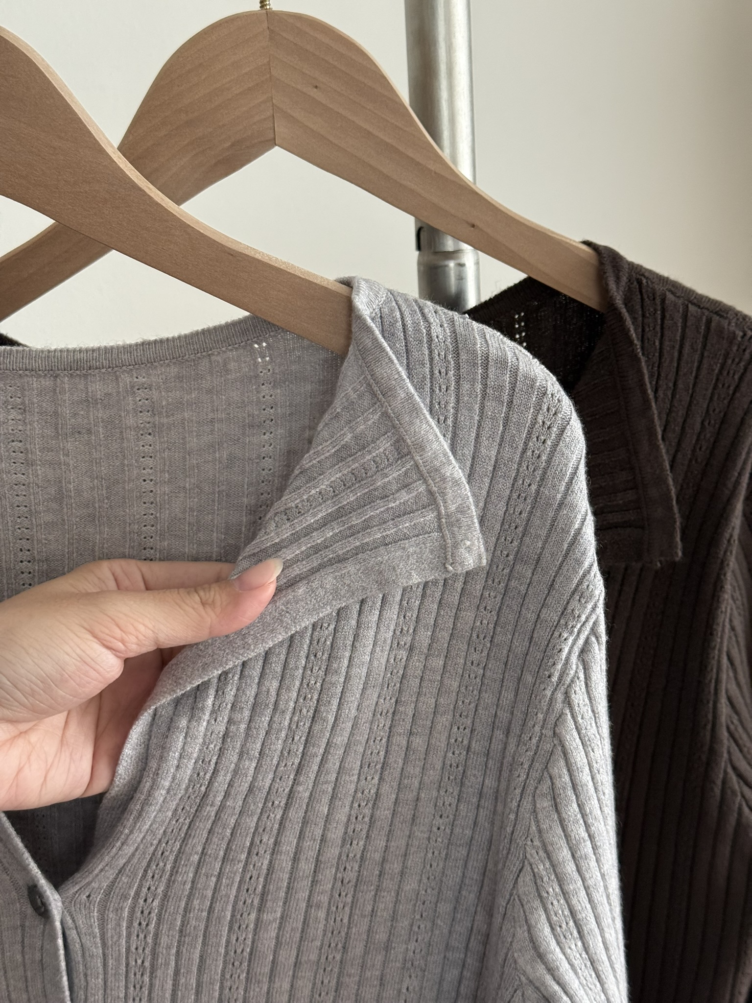 Quinn Knitted Cardigan | Grey