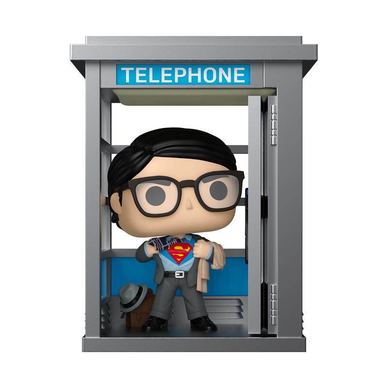 📦訂購 英國代購 Funko POP! DC COMICS Deluxe Superman in Phone Booth Figure 超人 模型