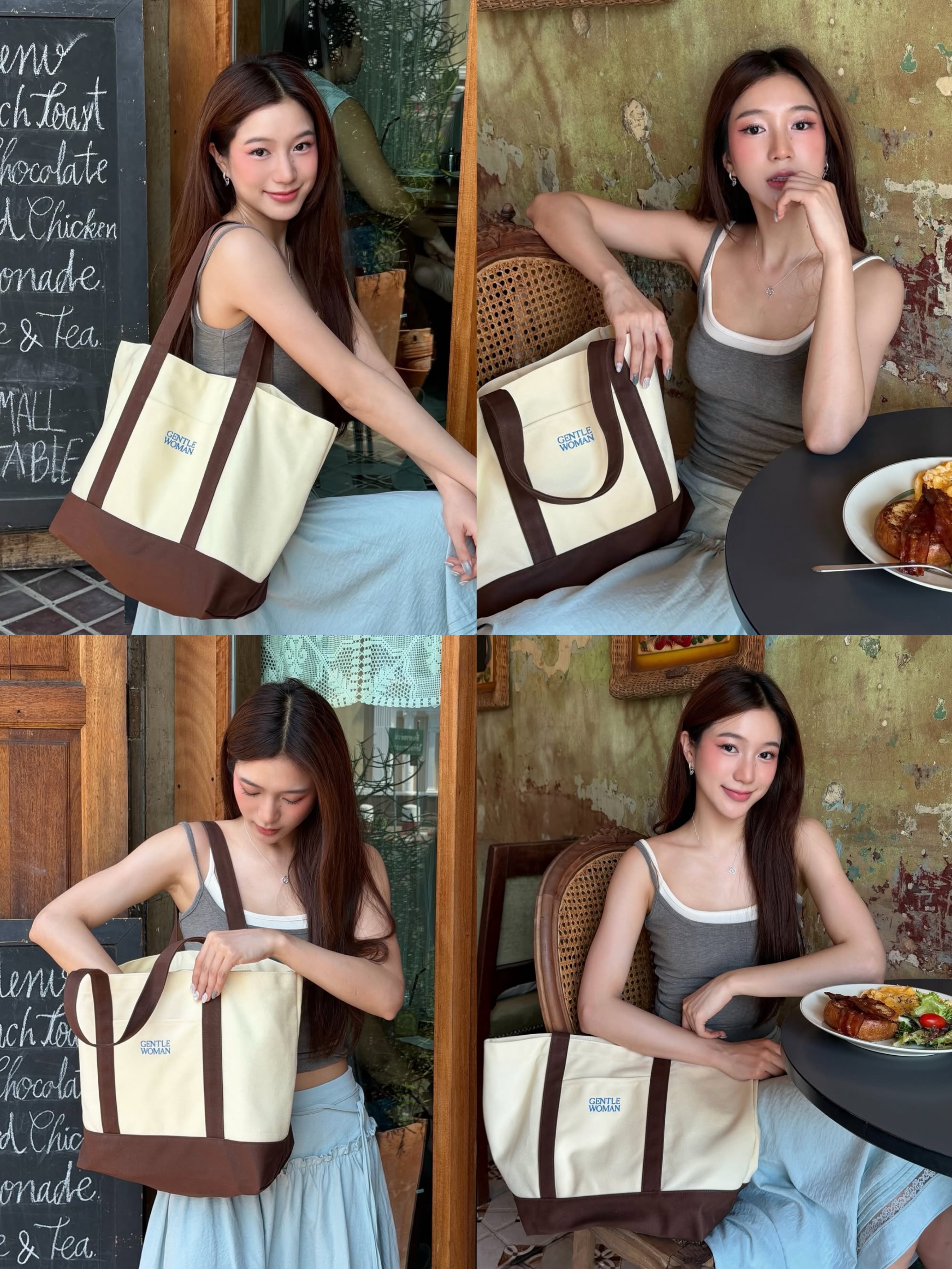 🇹🇭GENTLEWOMAN - 拼色日常TOTE BAG代購