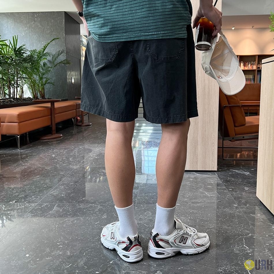 【100%保證韓國直送】Stretch Nylon 輕量高彈力機能尼龍橡筋腰寬鬆短褲 👖 [4 color] RG115872