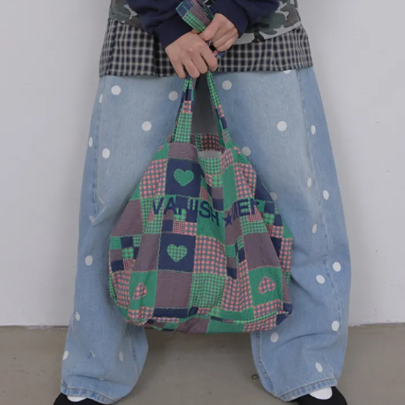 [VANISHMENT] Patchwork eco bag (2種)