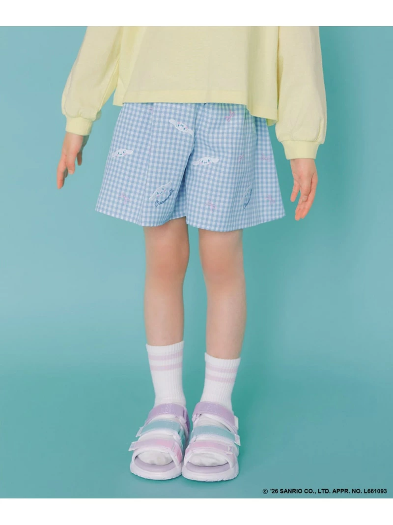 🆕【⭐訂購⭐】🇯🇵  日本直送🌀#Cinnamoroll  刺繡 格紋 寛鬆短褲［2款選］🌀[ELCA-0211][260424]