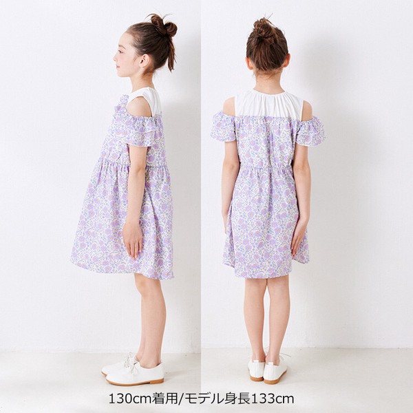 🆕【⭐訂購⭐】🌀 🇯🇵 日本直送 露肩碎花 接觸涼感 連身裙［2款選］🌀 [ELEA-0229][260625]