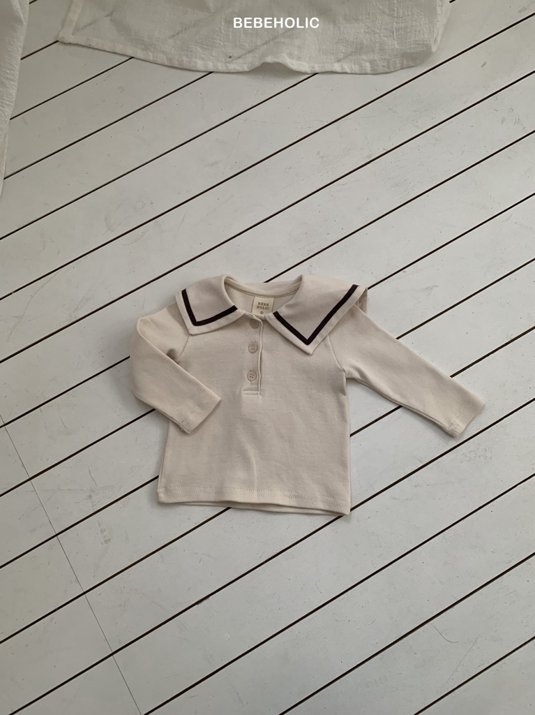 🌸預訂 韓國直送🌸🇰🇷BEBEHOLIC兩色品牌印花水手領長袖上衣