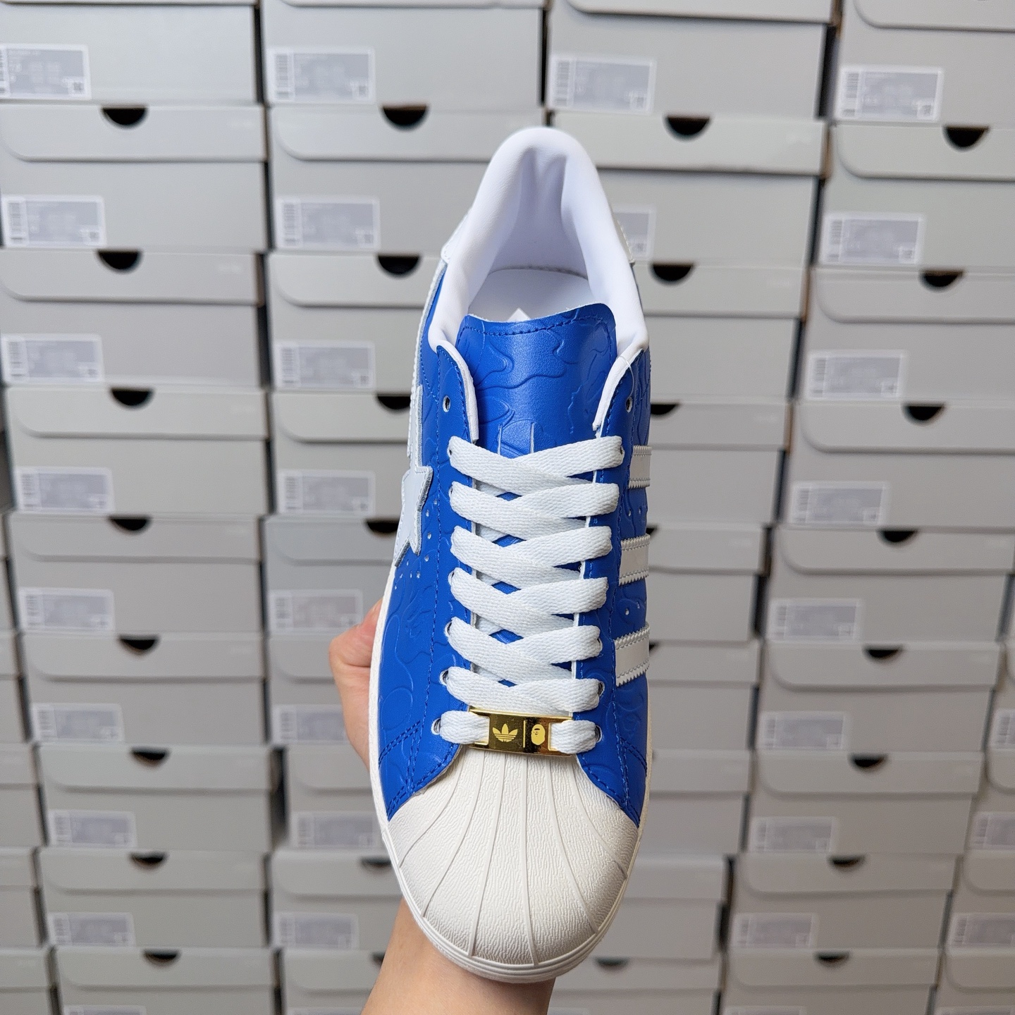 Bape x Adidas Superstar Vintage JR2702