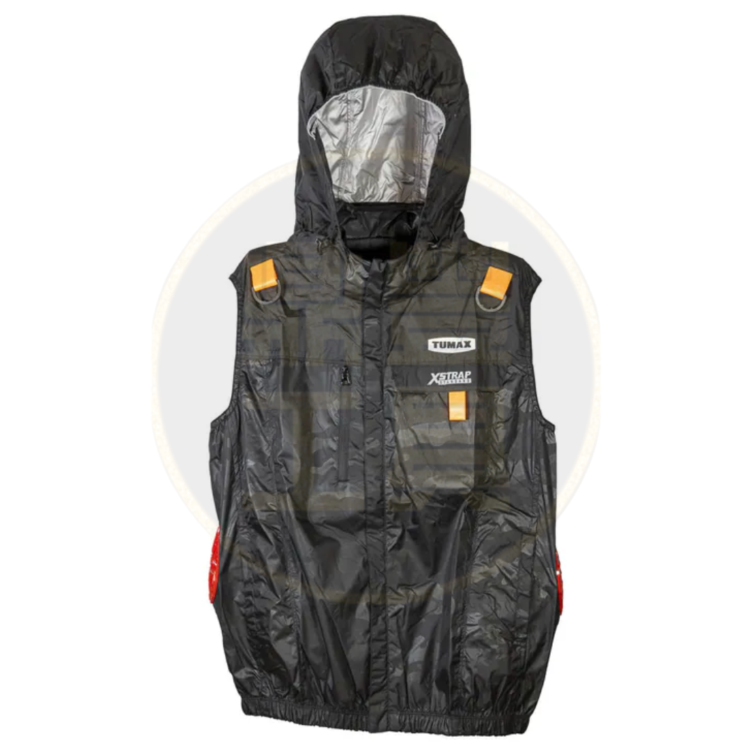 Tumax 24V 黑色迷彩背心風扇衫 淨衫 (L/XL/XXL)