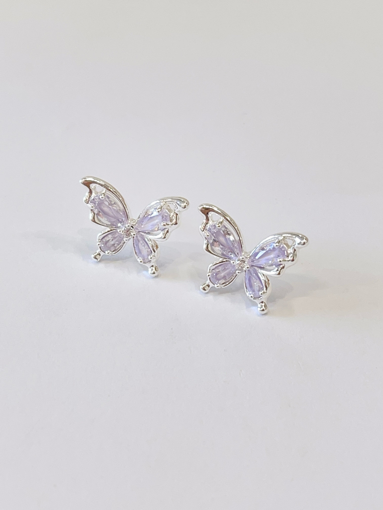 时尚甜美灵动蝴蝶耳环