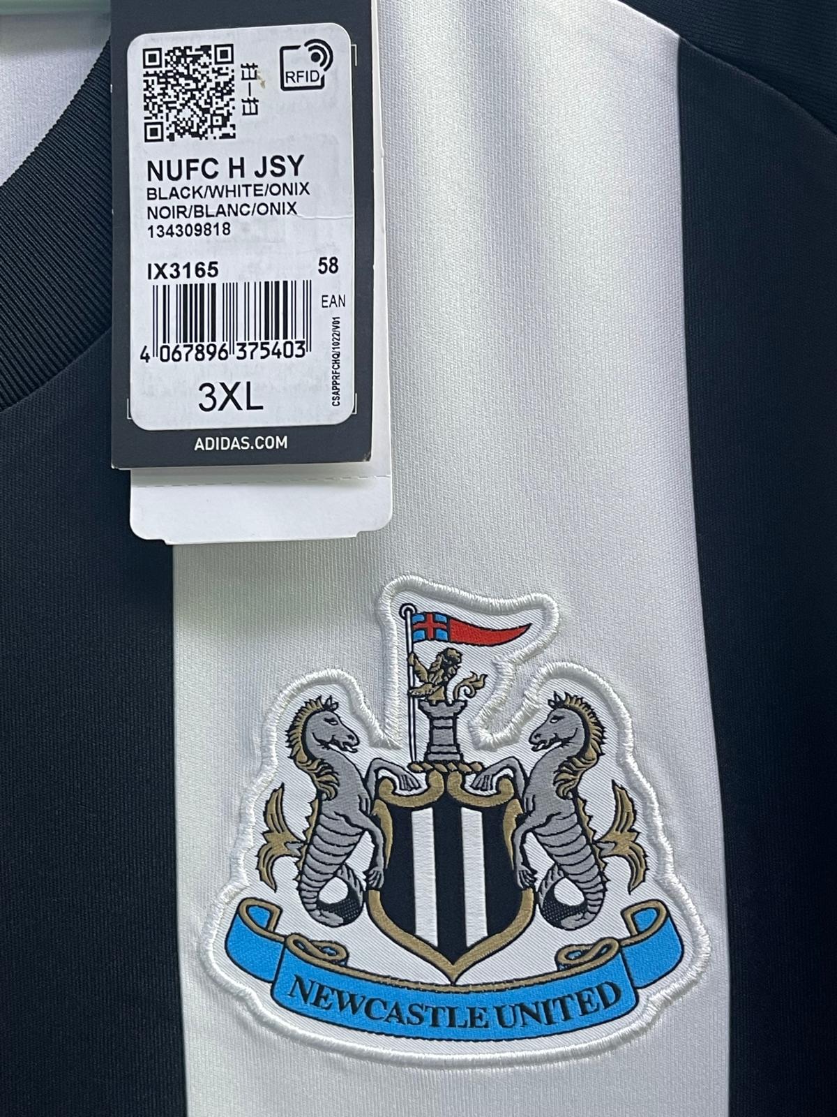 2024-25 Newcastle United Home Shirt #25 Winners "BNWT"