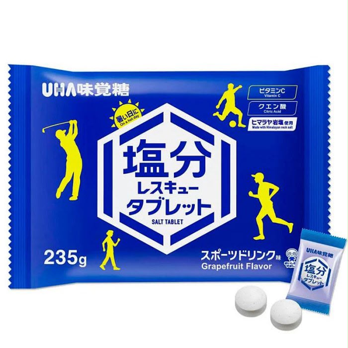 日本Costco【UHA】味覺糖鹽補糖235g (一盒4包)