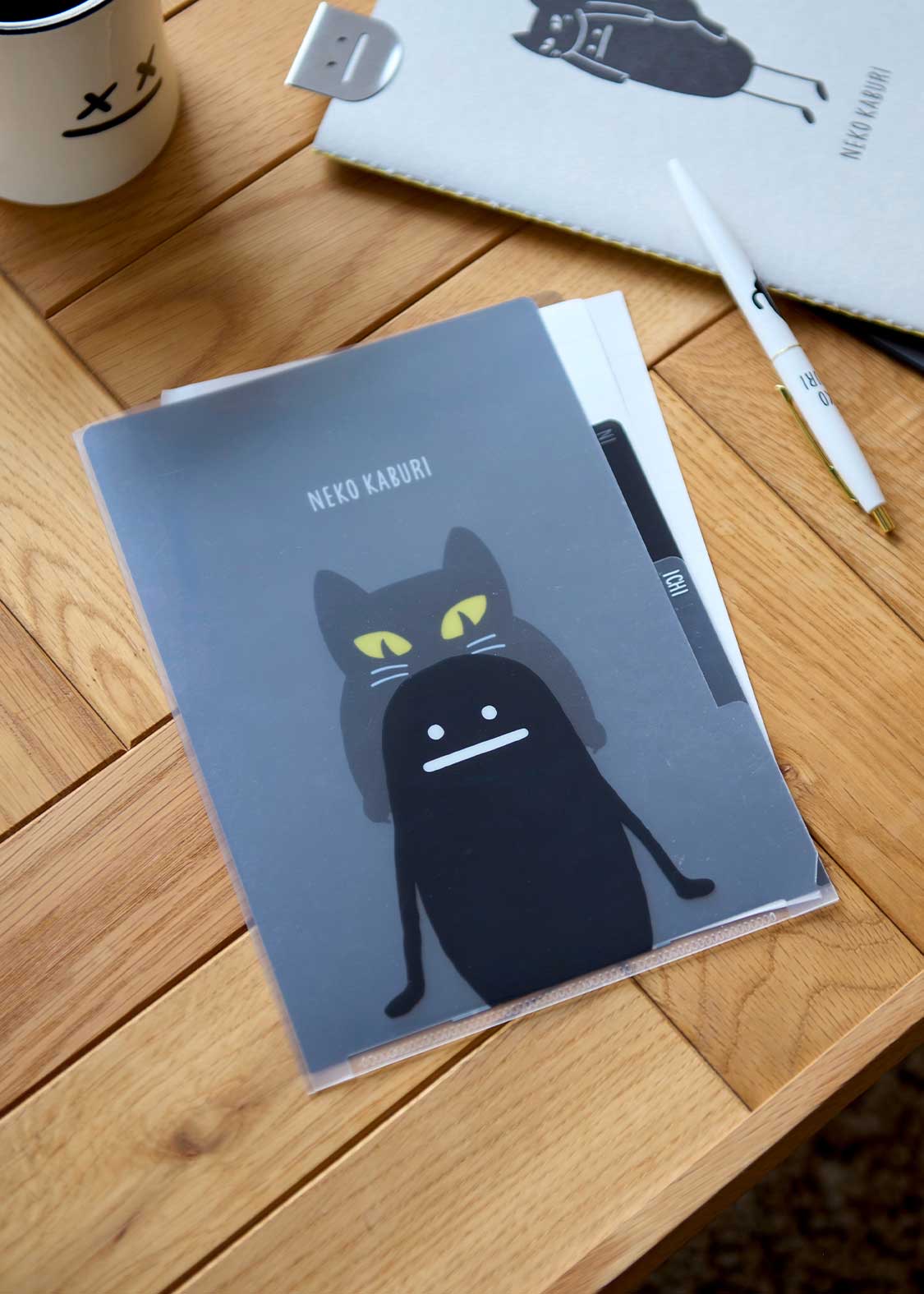 📦訂購 日本限定 graniph Beautiful Shadow A5 File 三層袋透明文件夾 