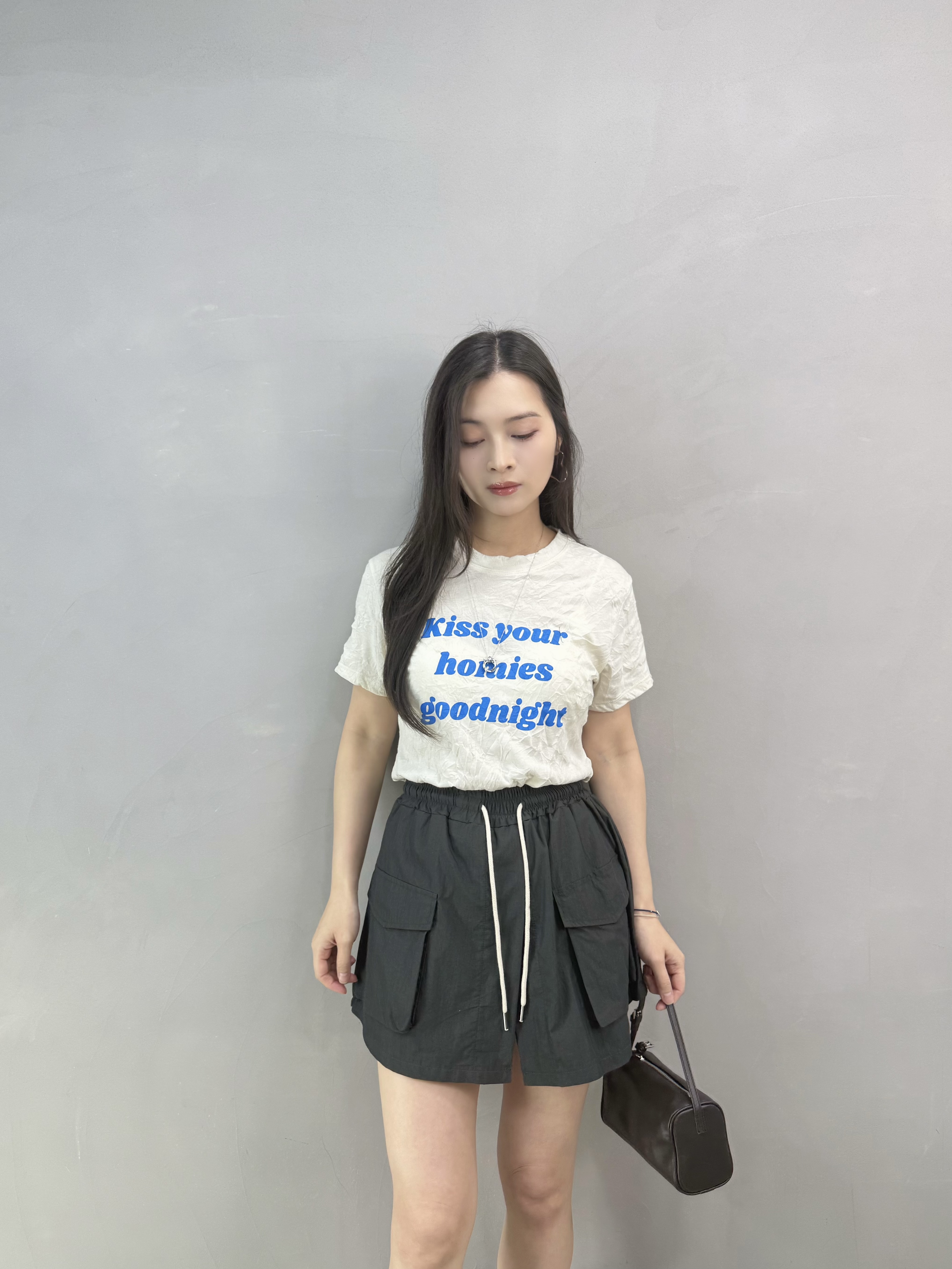 Z79 雙袋束乾料裙褲