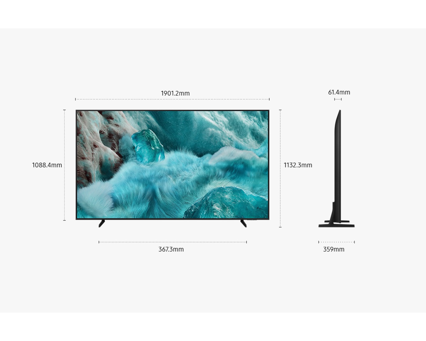 85" SAMSUNG QA85Q7FAJXXZ 三星 4K Q7F Vision AI QLED 智能電視 85Q70F(國際版)