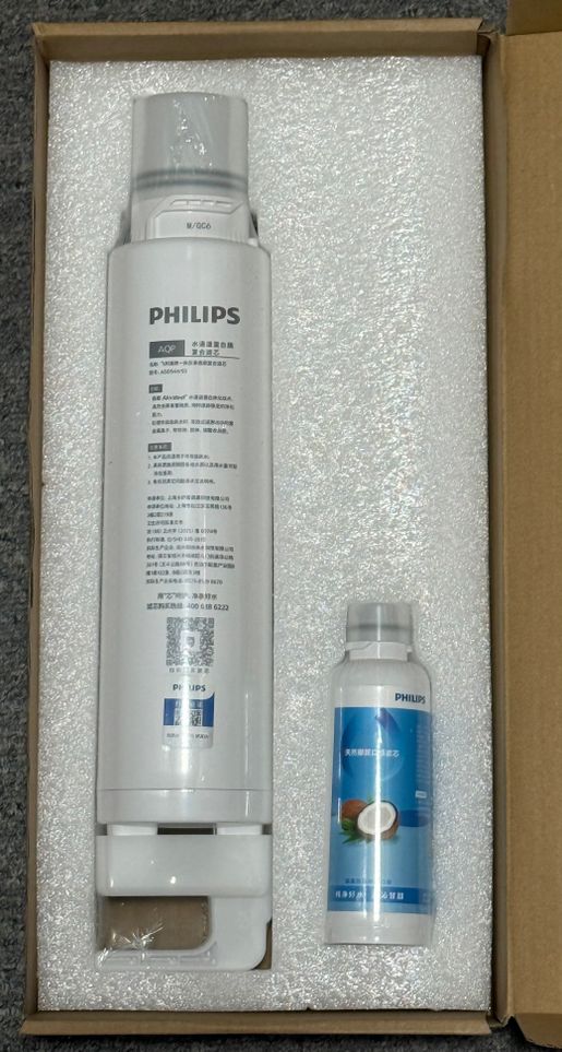 飛利浦 - ADD585套裝 (等同add541) RO飲水機濾套裝(純淨飲水機濾水芯ADD544+天然椰殼活性碳濾芯ADD543)( ADD6901 / ADD6902 / ADD6930 / ADD6912 適用 )-平行進口