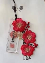 日本神社 下鴨神社梅/雪花御守