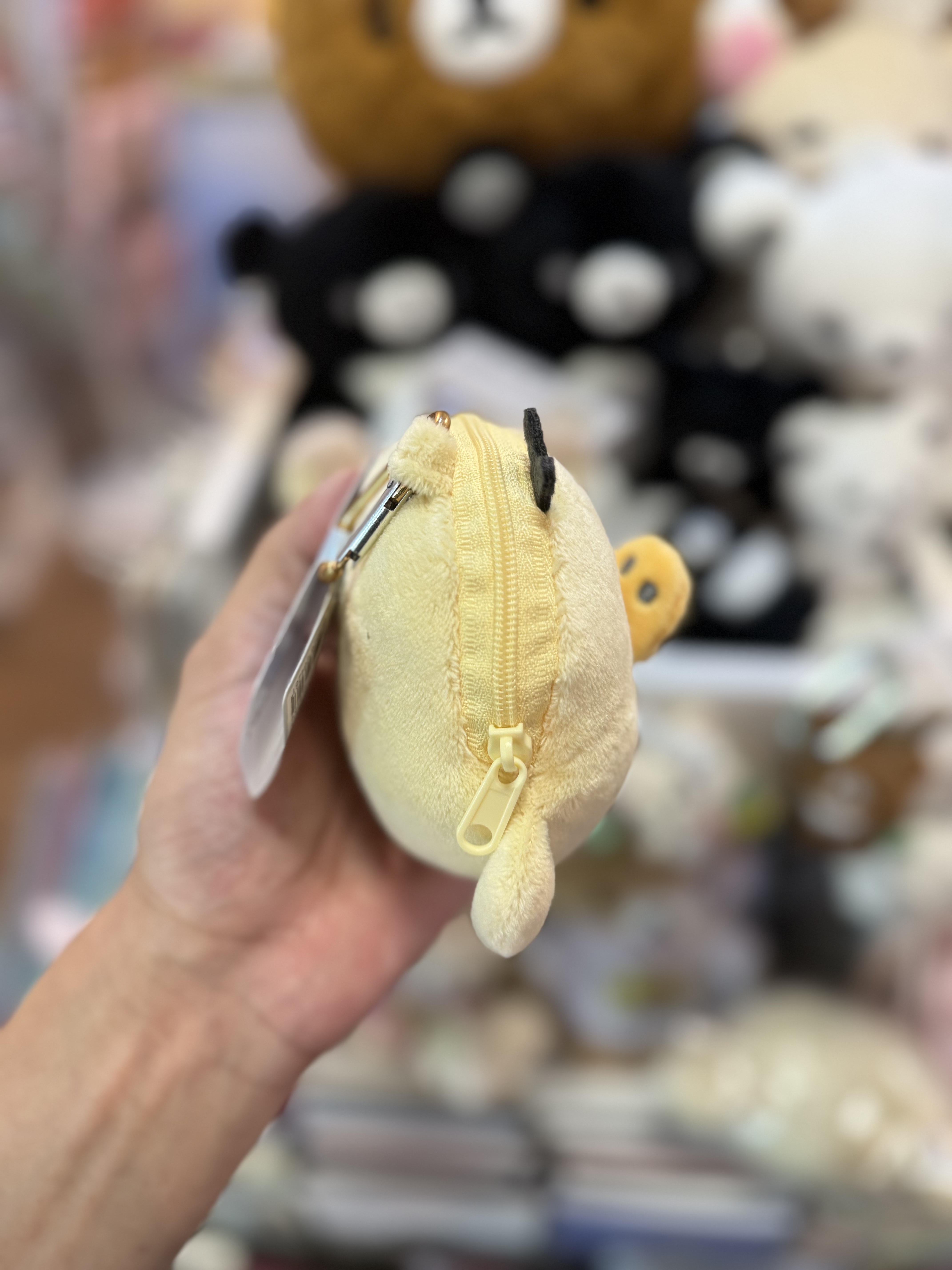 《現貨》全新Rilakkuma 毛毛小物袋掛飾