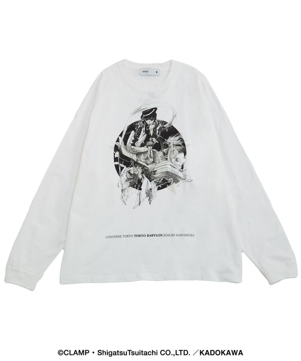 《Pre-Order》Graphic Longsleeve Tee｜Clamp X Converse 第三彈 (26C31-P）