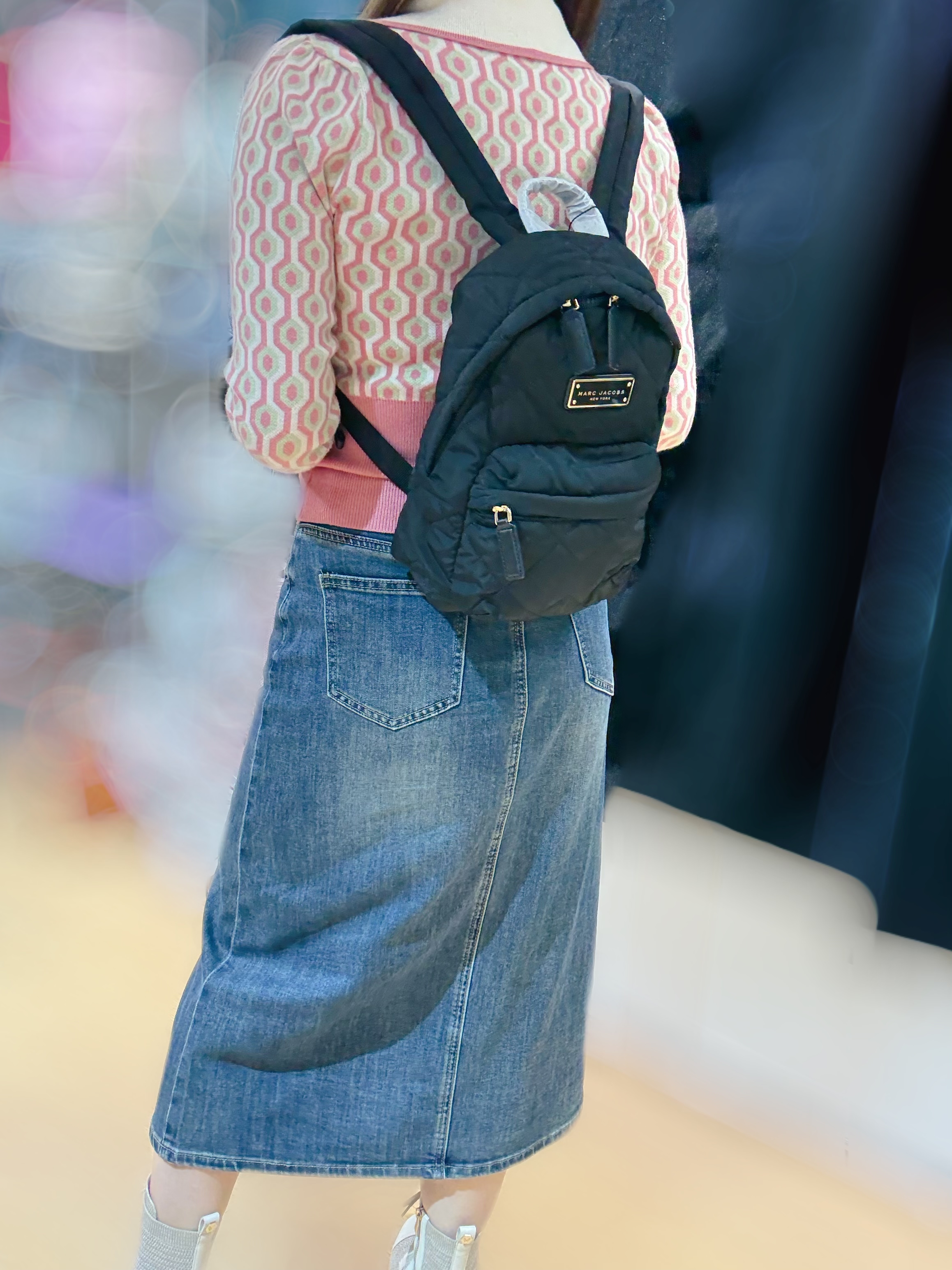 Marc Jacobs nylon quilted bp S blk