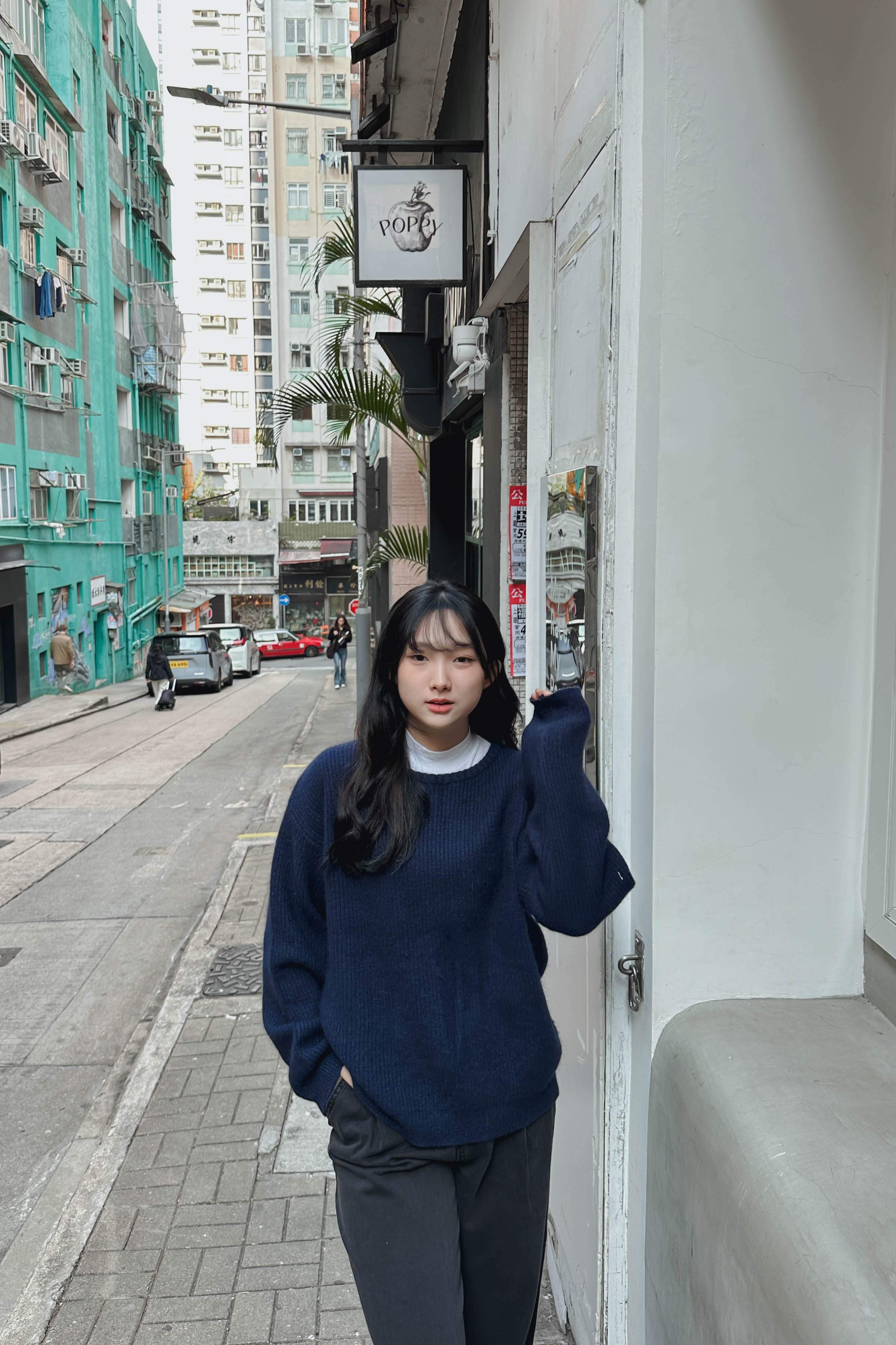 元氣少女圓領針織冷衫 (三色入)