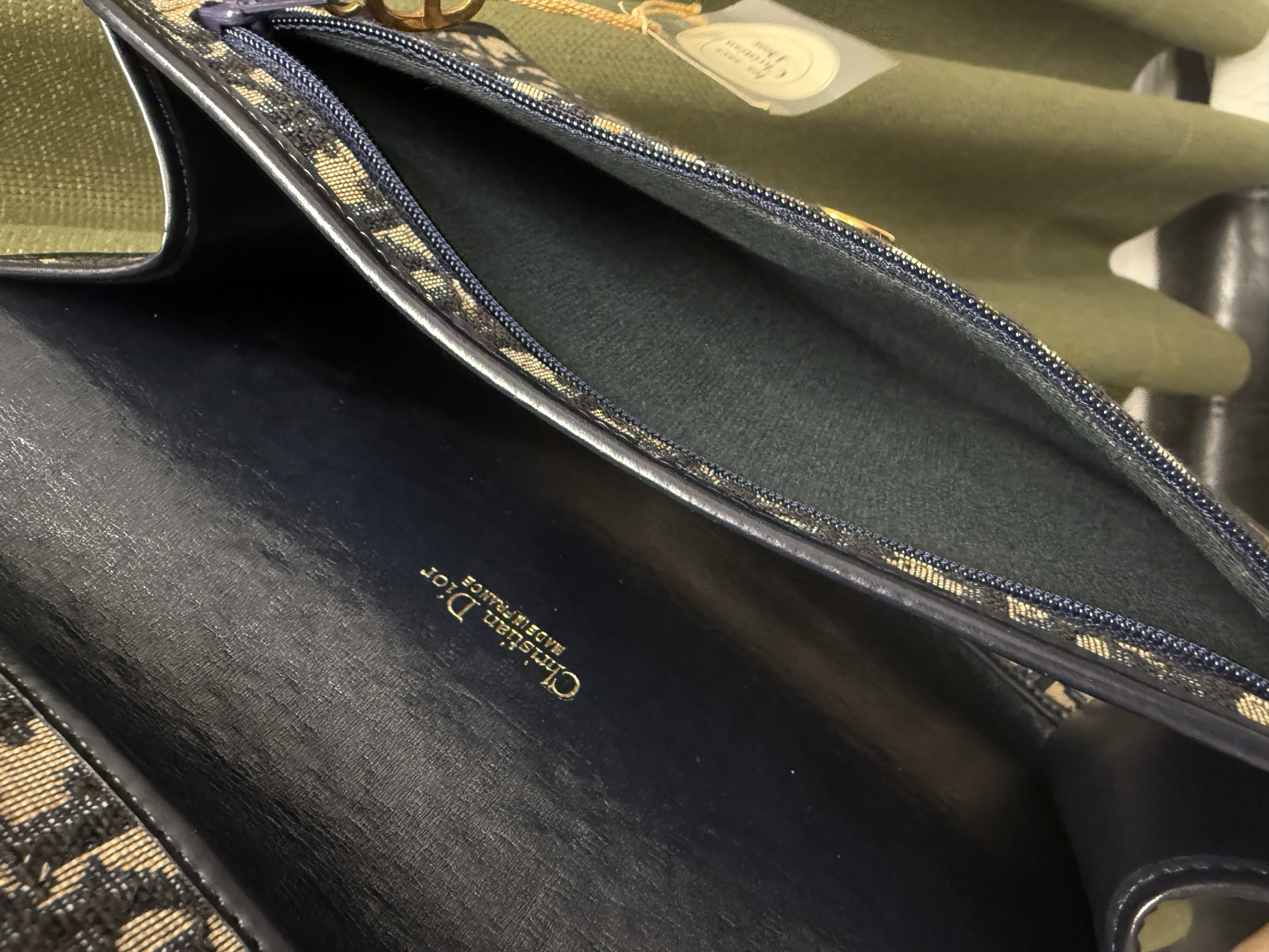 Dior Trotter Vintage Shoulder Bag