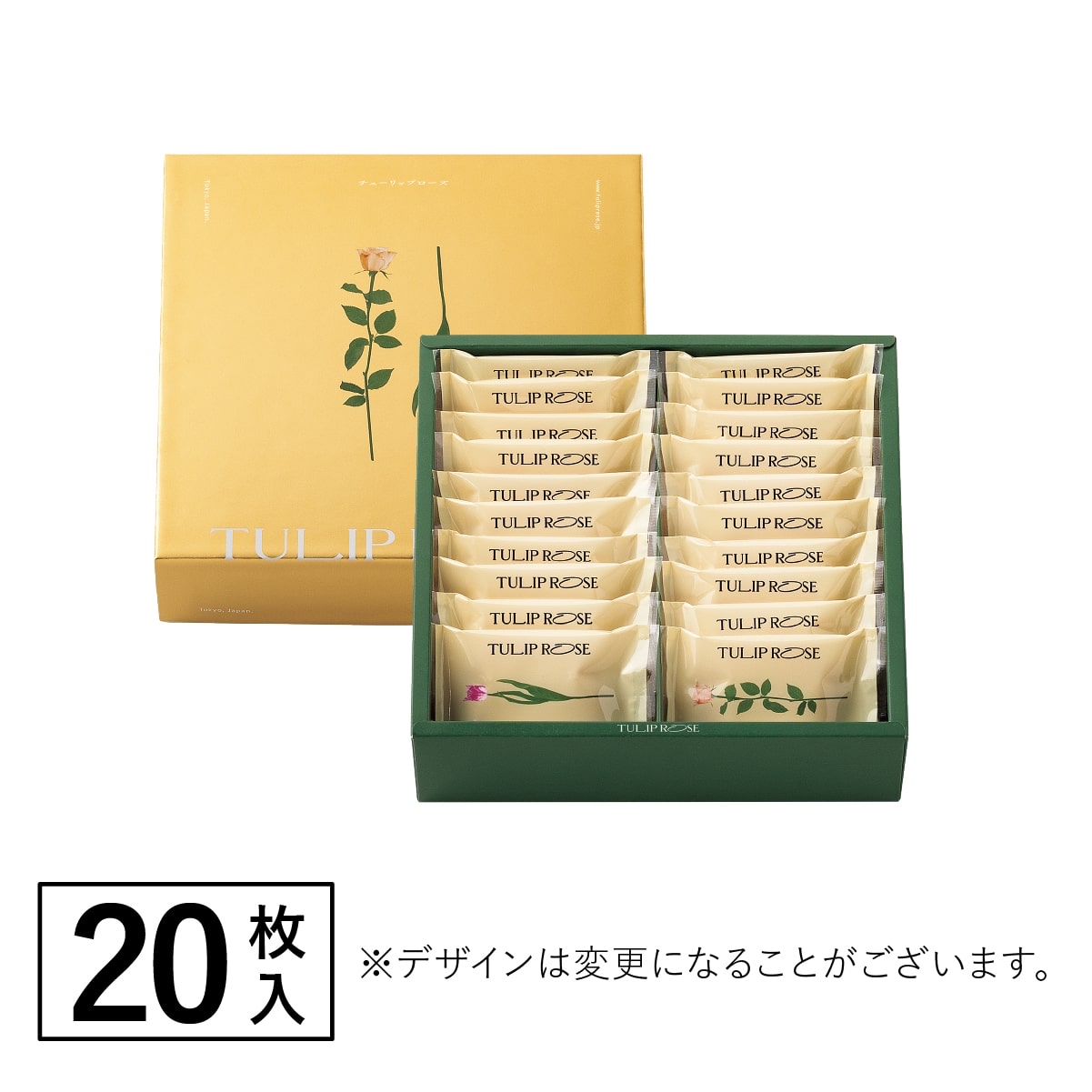 日本 Tulip rose 特級芝士夾心餅禮盒 20件（約3週限期，落單後25-26號購買）