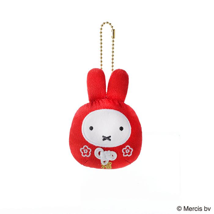 Miffy達磨公仔掛飾