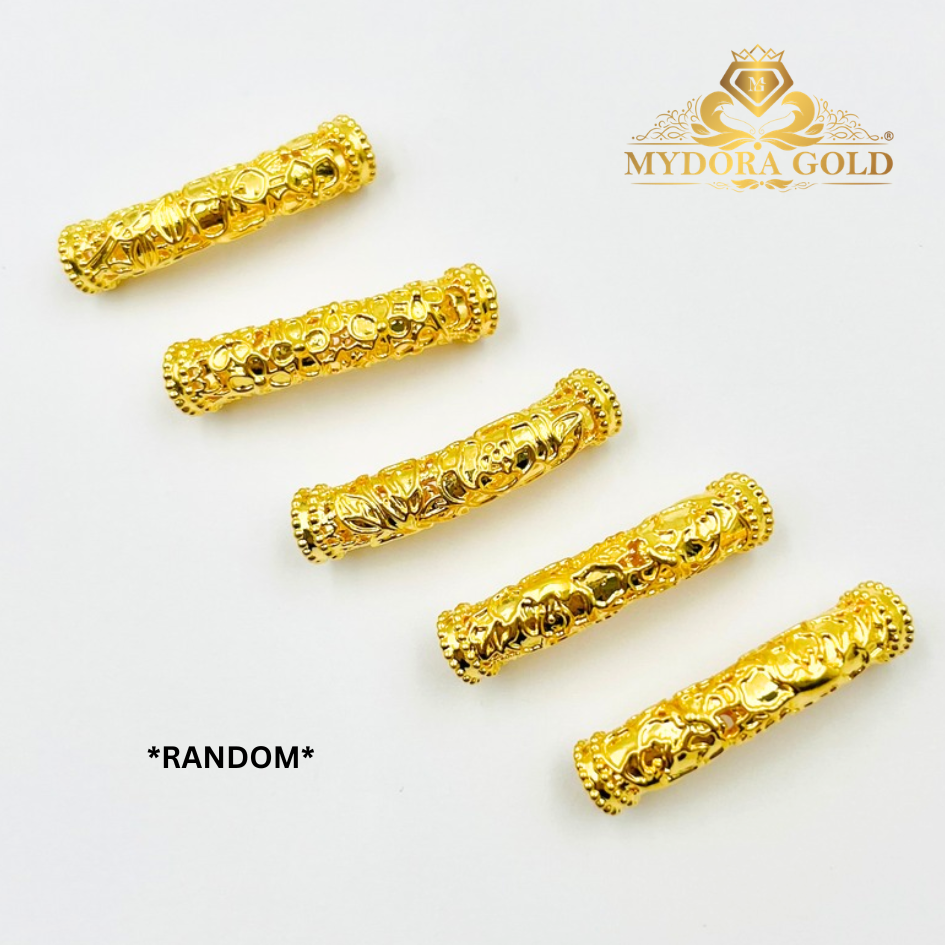 MYDORA Tube Bamboo Anyaman Full Gold (5G) l EMAS 916/22K