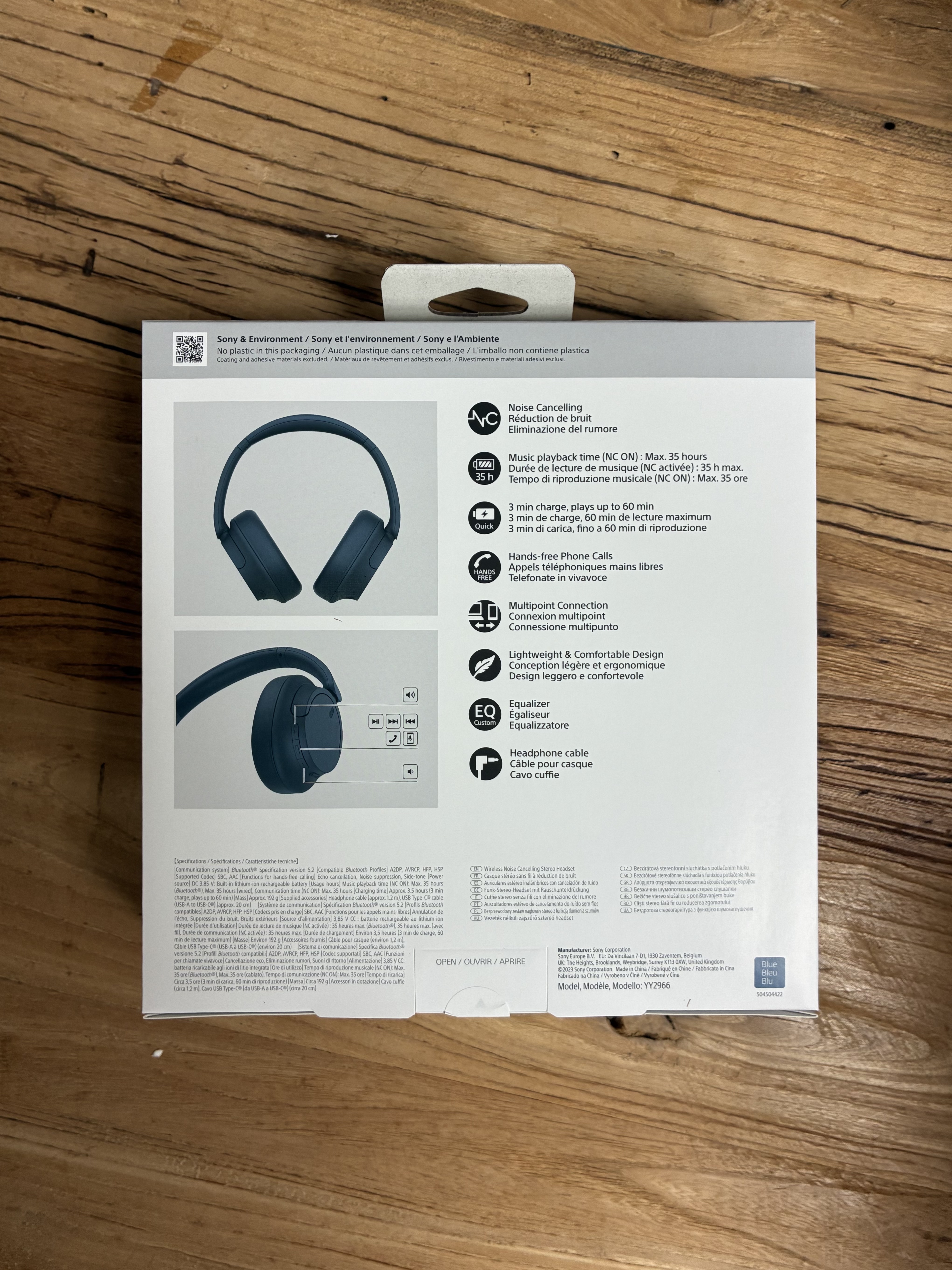 Sony 無線降噪耳機 WH-CH720N