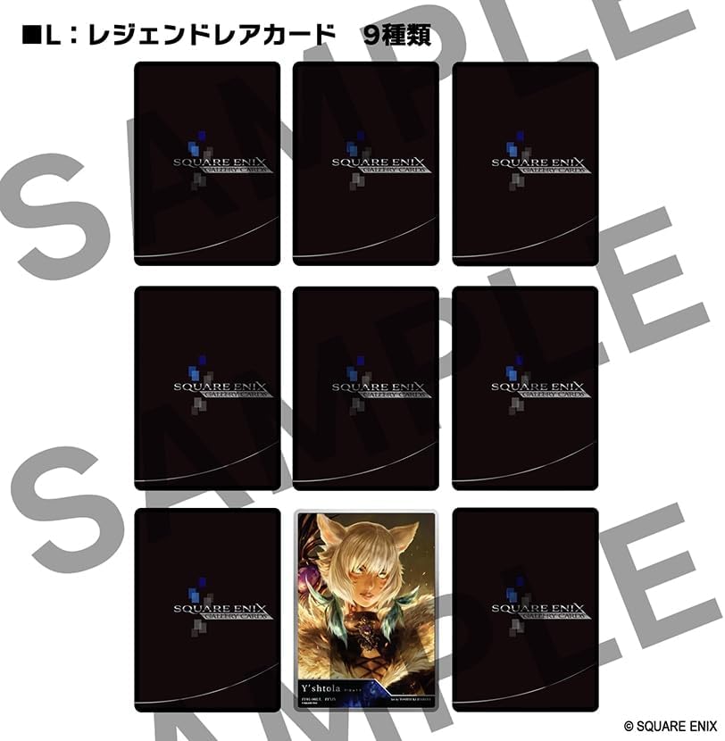 [預訂] [精品] SQUARE ENIX收藏卡(日文版) 第一彈 FINAL FANTASY 40週年紀念系列(BOX) (訂價HKD275) (訂金HKD100)