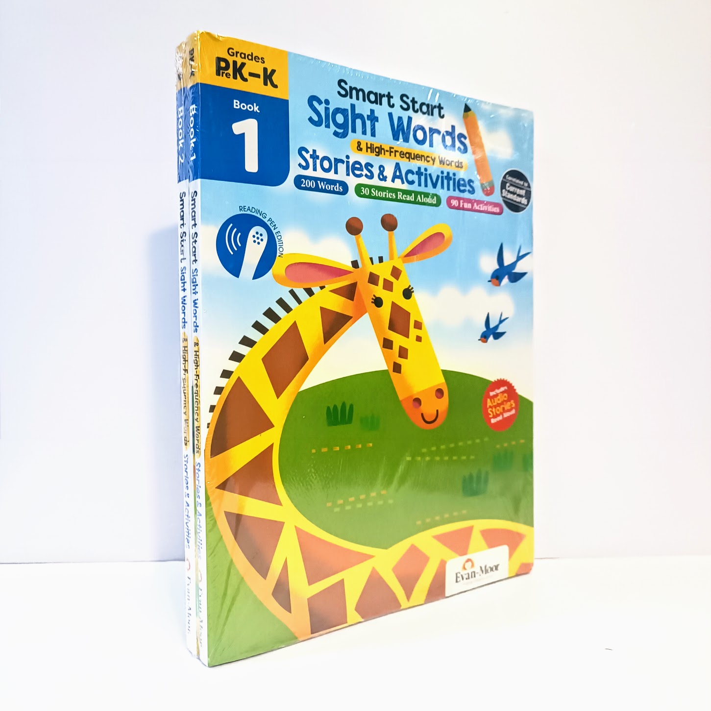 Evan Moor Sight Words & High Frequency Words Book 1-2 | 2冊 英文原版美國加州教輔 B320