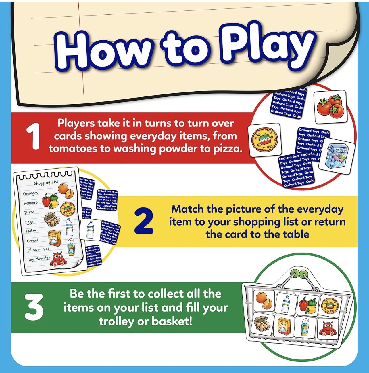 英國Orchard Toys Shopping List 桌面遊戲