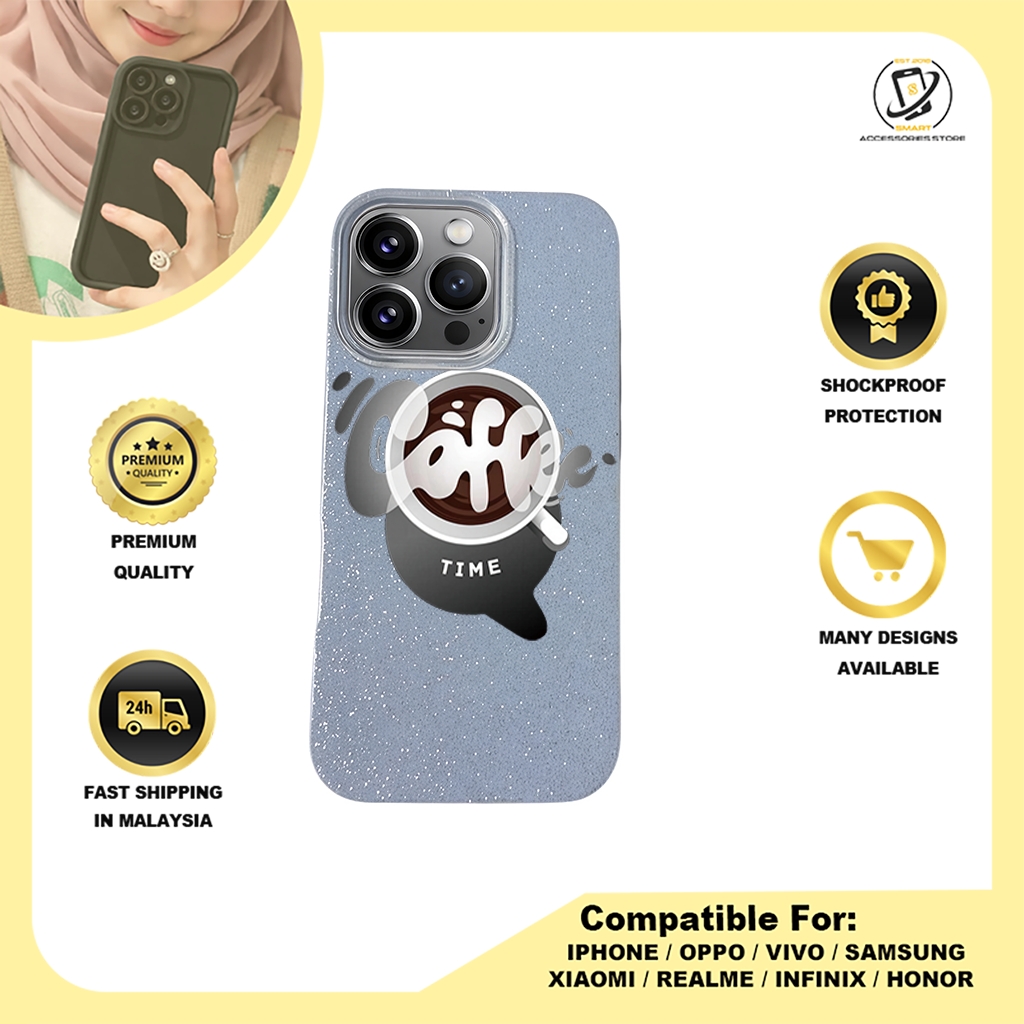 BLING CASE PHONE FOR IPHONE - DESIGN COFFEE D