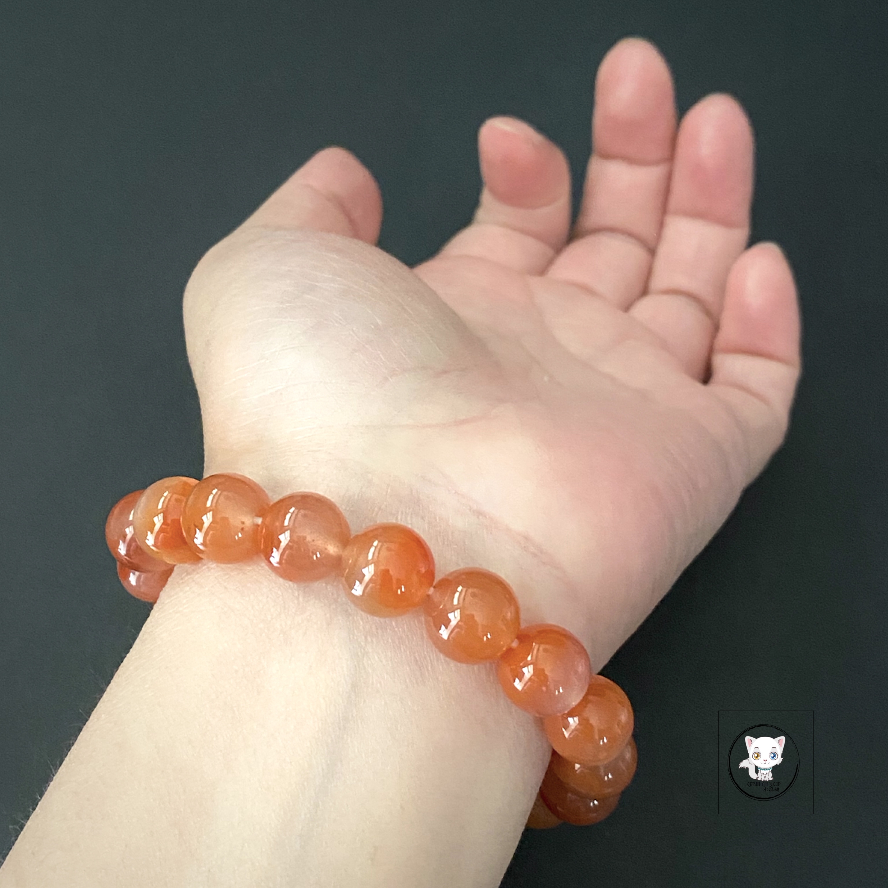 天然南紅瑪瑙手鏈 11mm