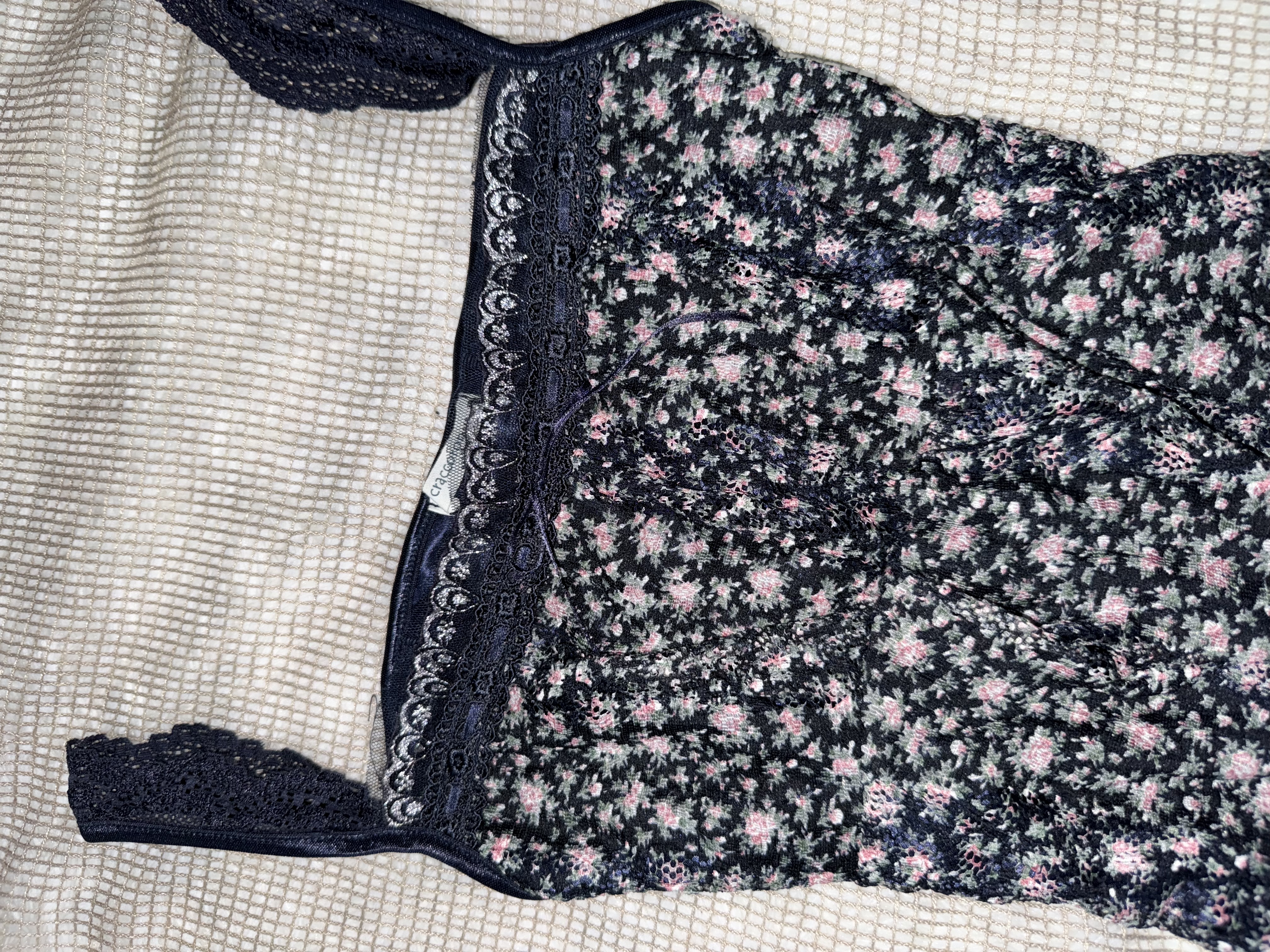 Prairie Charm Lace Strappy Cami