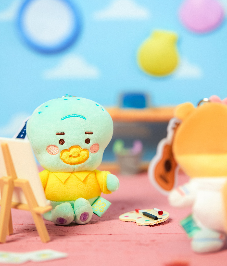 海綿寶寶 X Kakao Friends 公仔鎖匙扣
