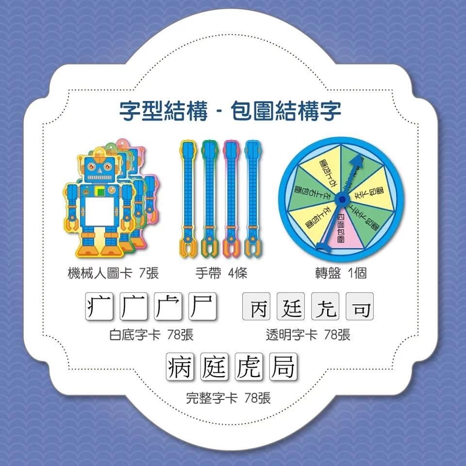 包圍結構字：可配合【TING 點讀筆】