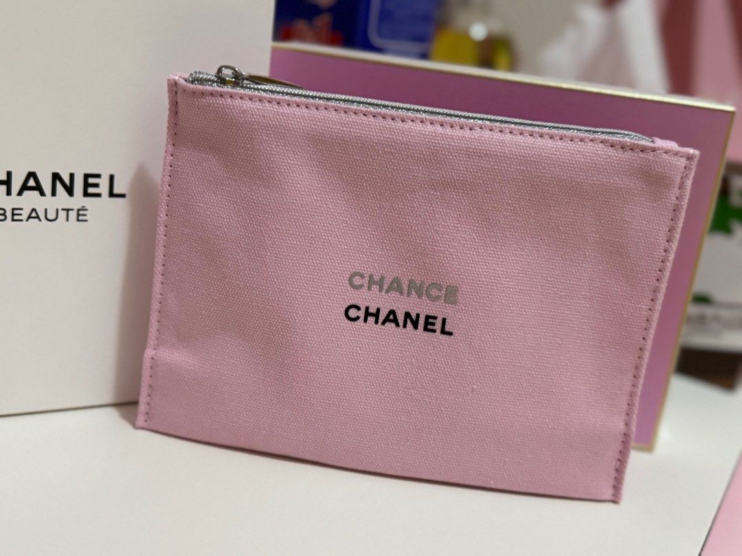 Chanel 邂逅柔情香水套裝  粉紅色化妝袋【內含香水和髮香噴霧各35ml】