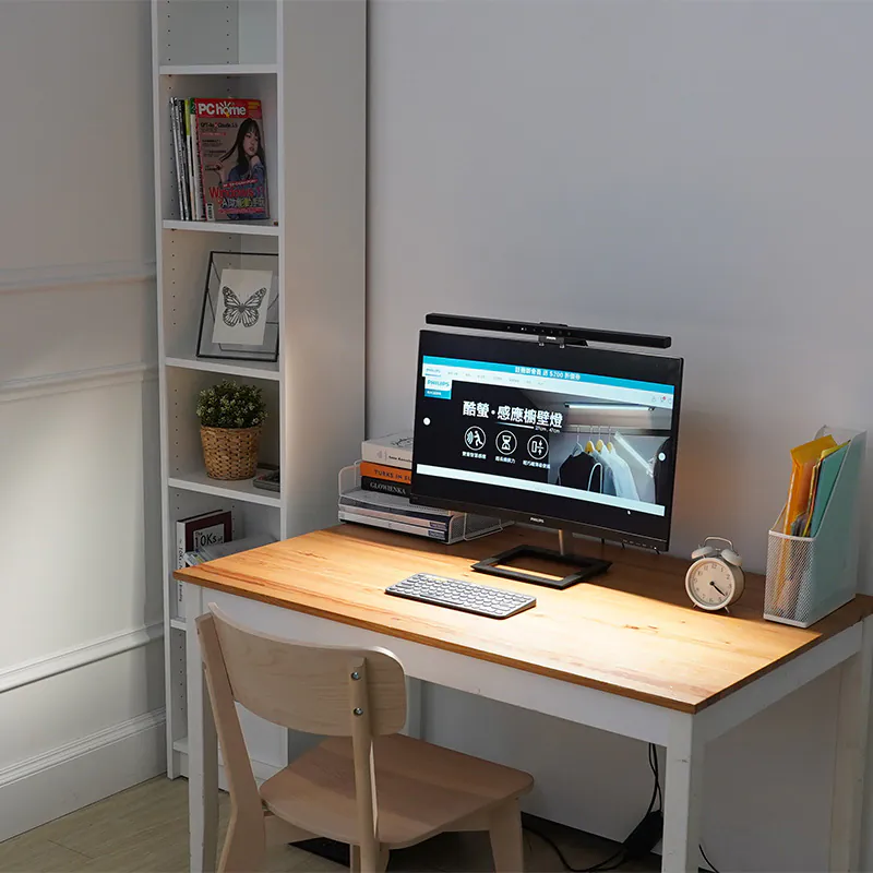 [飛利浦直送 原裝行貨2年保養] Philips 飛利浦 PAS351 Erler 軒笛智能螢幕掛燈 (55cm 超廣照明 / 手勢感應 / Ra97 全光譜) Philips PAS351 Erler Smart PC Screen Light Bar (55cm Wide Beam / Gesture Control / Ra97 High CRI)