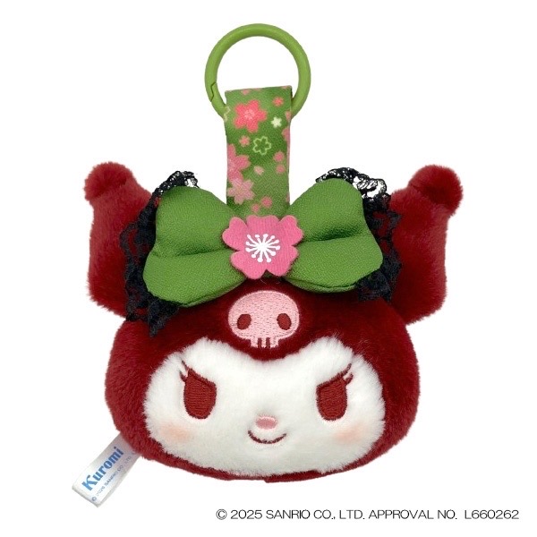 Sanrio kuromi 頭形掛件系列 - 抹茶和服系列 204233-24