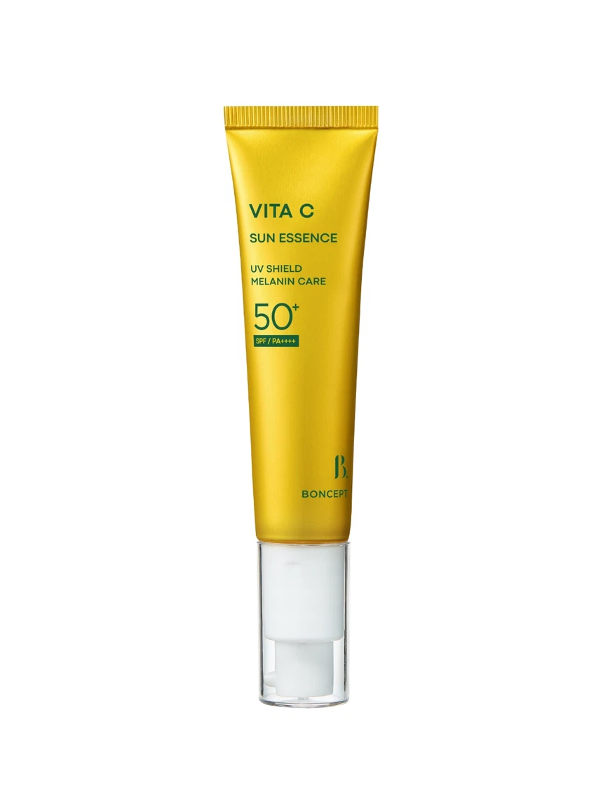 抵禦紫外線中的 UVB 與 UVA 維他命C亮白防曬精華SPF50+ PA++++