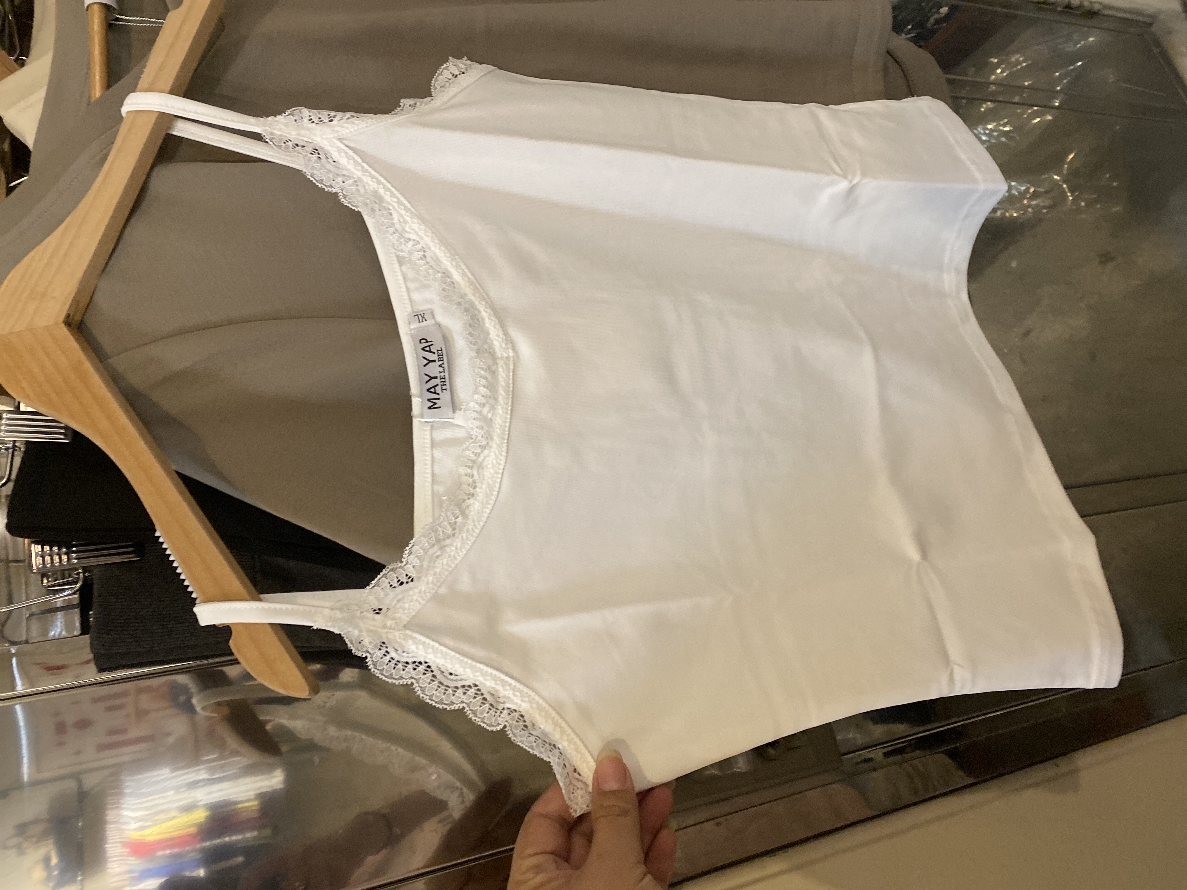 ❤️4647号-蕾丝边吊带背心