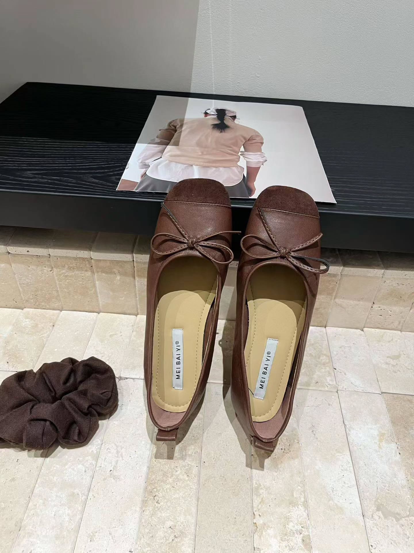 6638-111 法式蝴蝶结平底鞋 🇨🇳