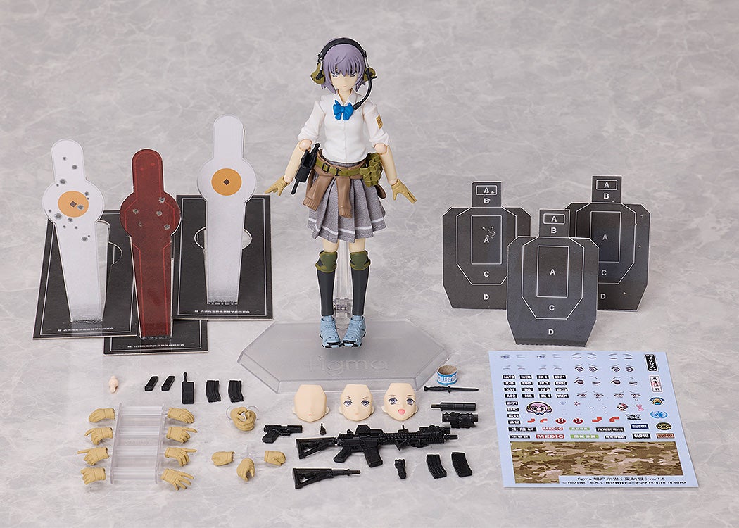 (預訂訂金 $200) (總價 $610) TOMYTEC figma SP117 b Little Armory 朝戶未世 夏季制服 ver.1.5 (行版) Miyo Asato