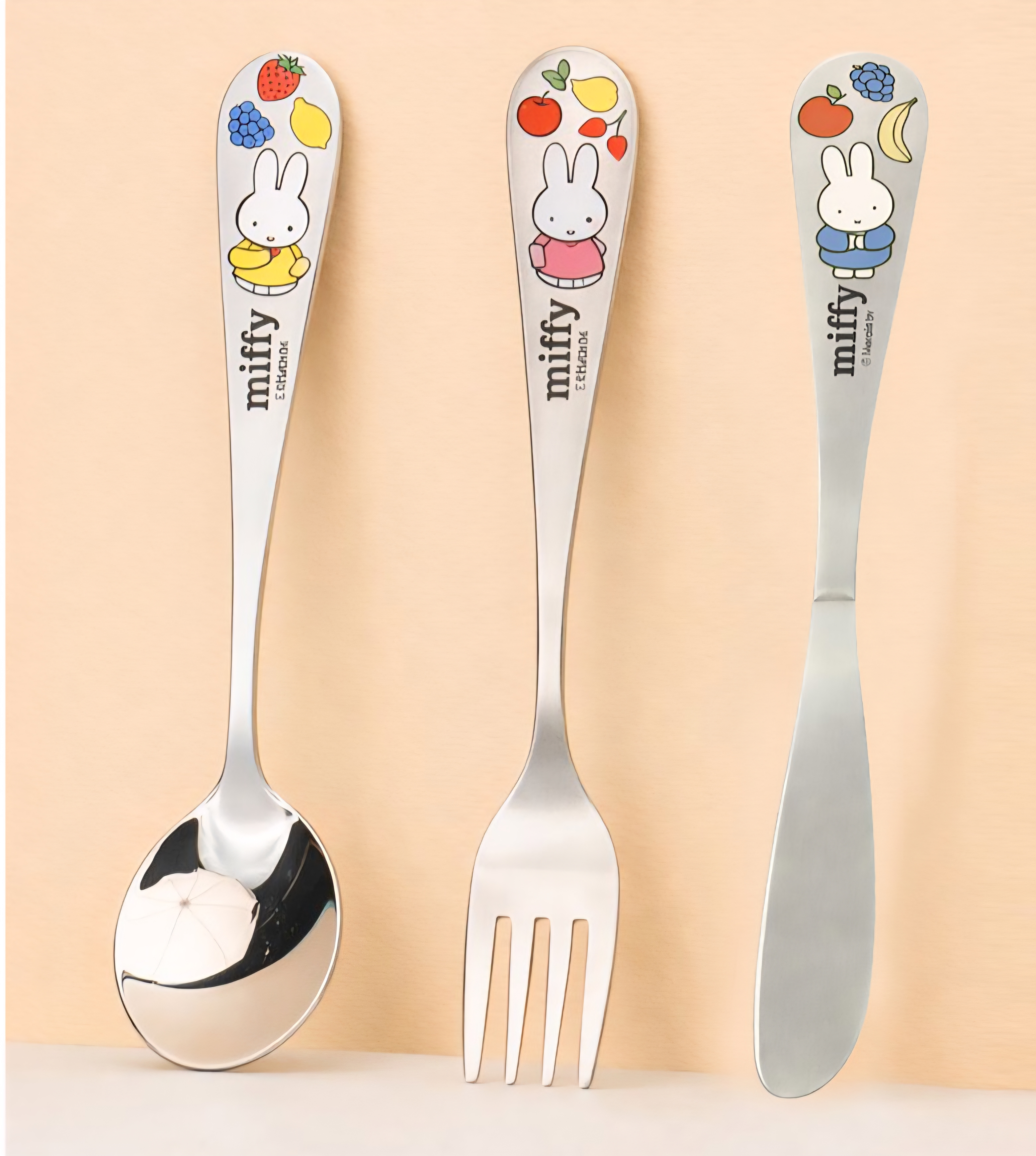 預購 miffy 不銹鋼 刀叉匙 套裝