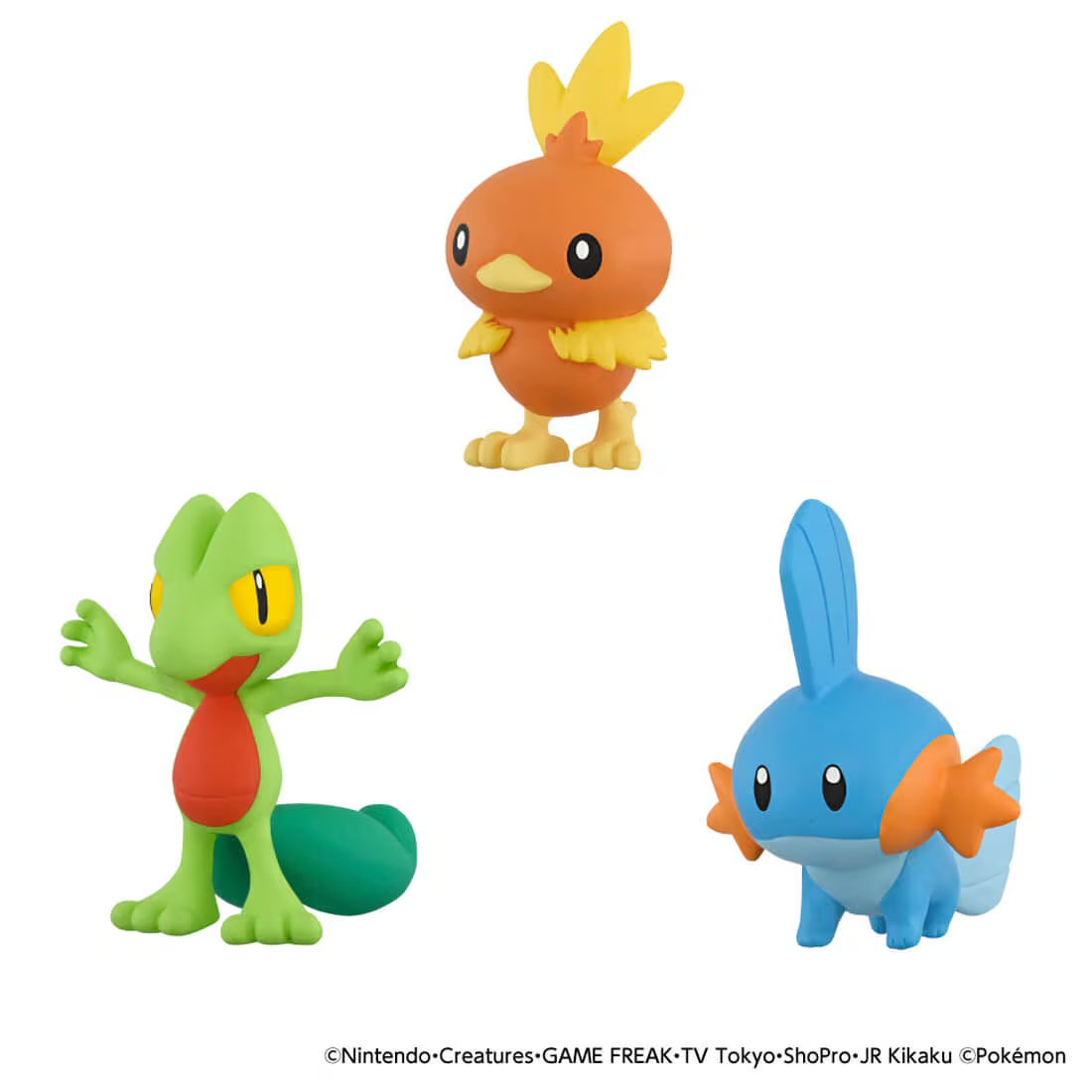 寶可夢 30週年 Moncolle 旅途系列 豐緣地區三隻套裝 Pokemon 30th Anniversary Moncolle Journey Hoenn Region (Set of 3 Pieces) MISC-1668