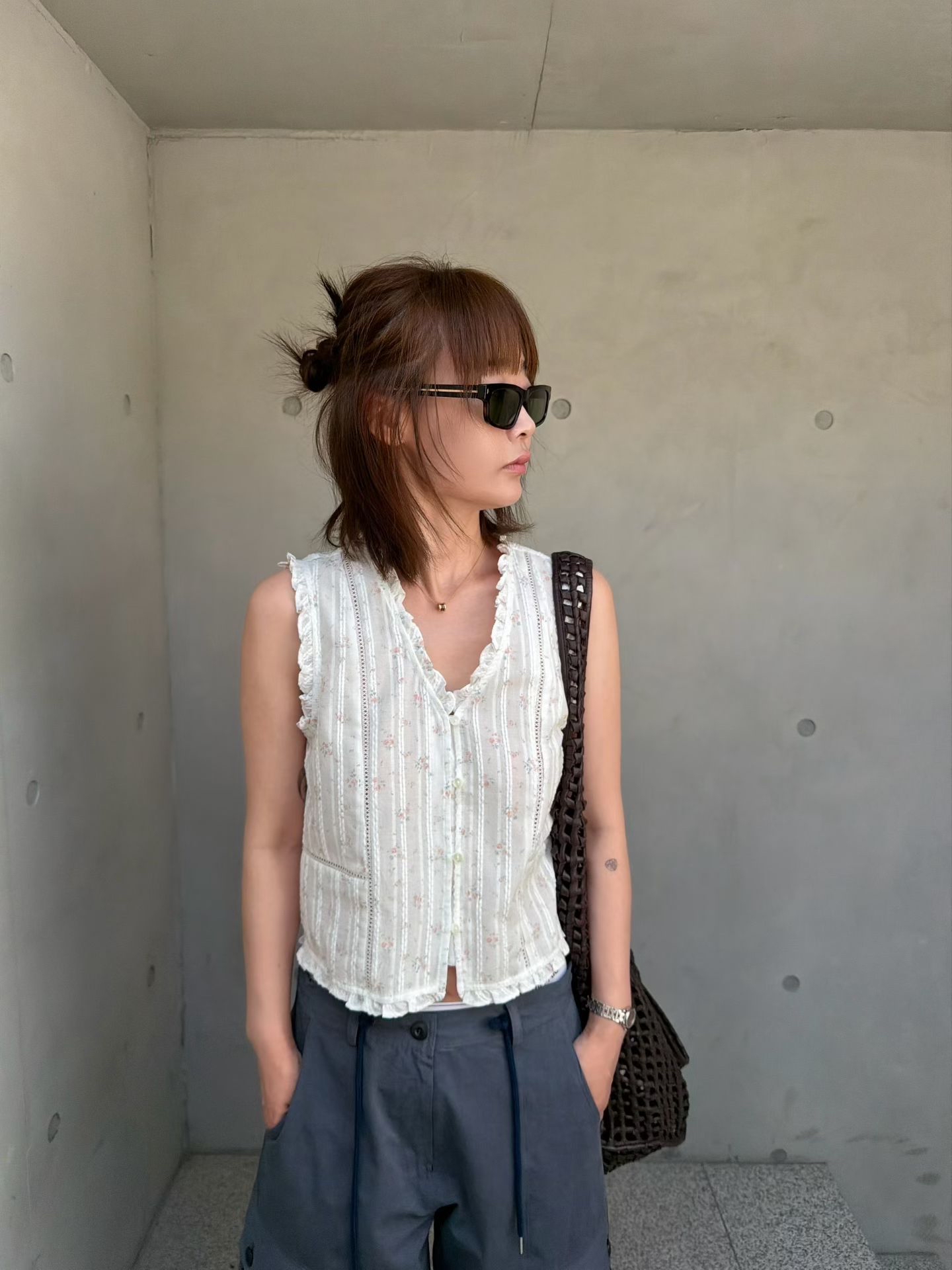 🇰🇷東大門女裝 | Flower sleeveless 