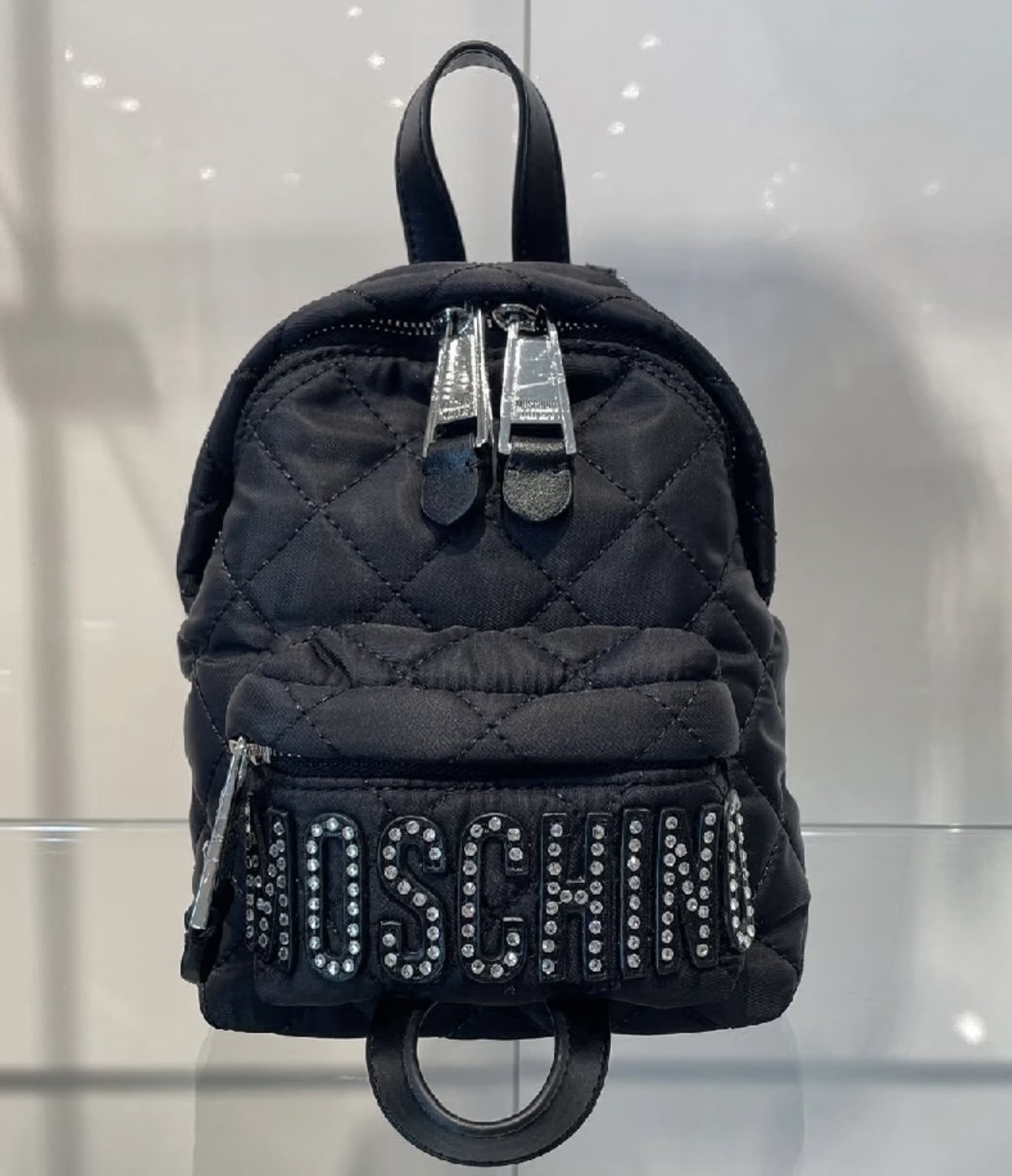 Moschino閃石Mini背囊