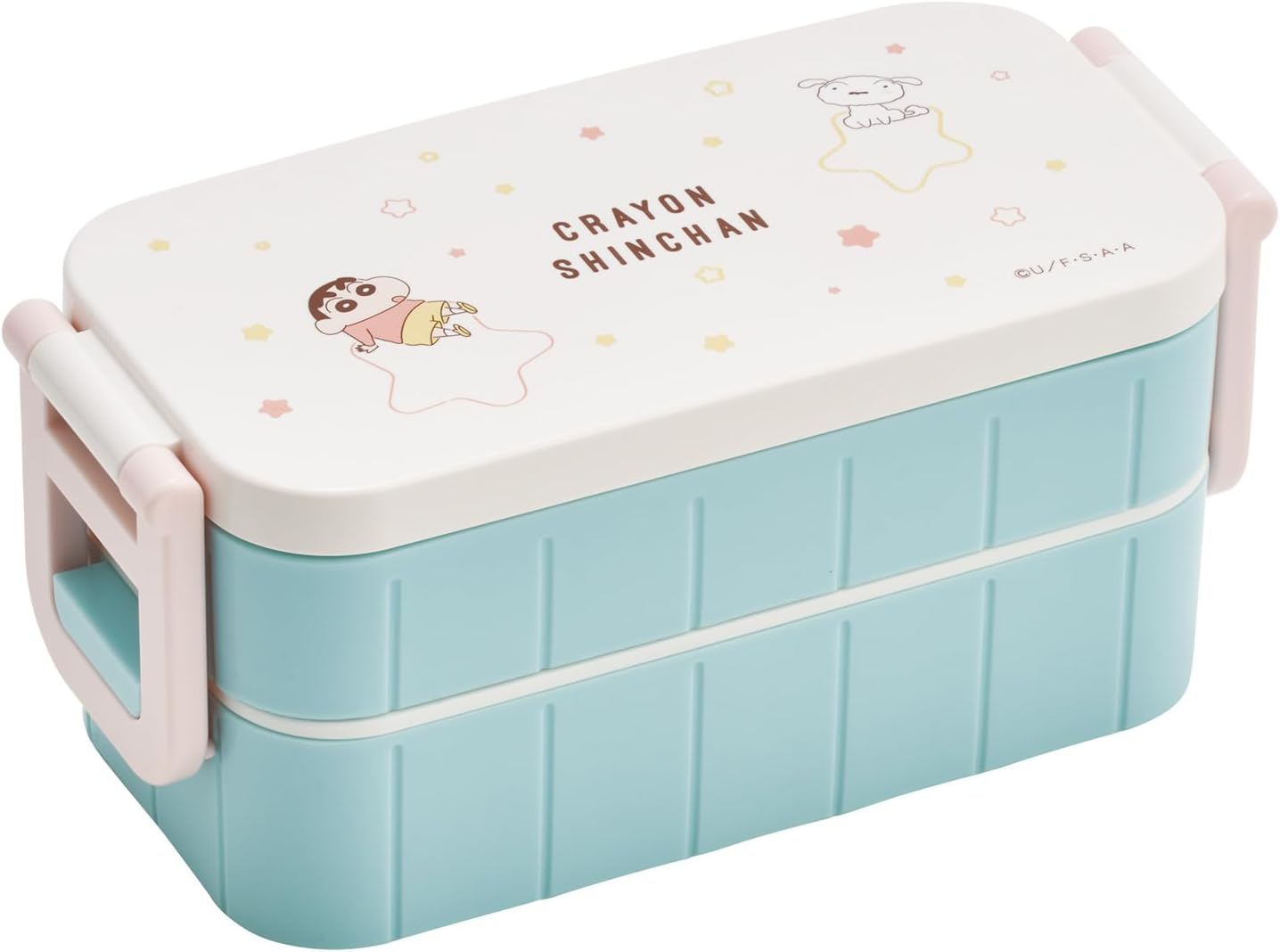 日本製 Skater 雙層餐盒 ，內附筷子｜角落生物・蠟筆小新・芝麻街