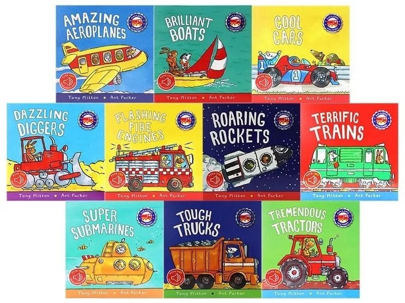Amazing Machines 10-Book with QR Code Audio