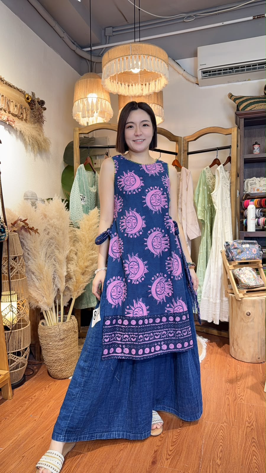 3519 Purple Sun And Moon Side Ribbon IN OP