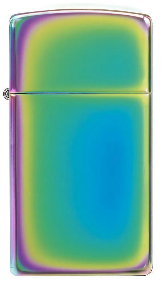 美國製造 | 香港Zippo指定經銷商 Zippo 20493 纖薄光譜打火機 – 高光變色虹光 (纖薄多色版)Slim Spectrum Lighter – High Polish Iridescent Rainbow Finish